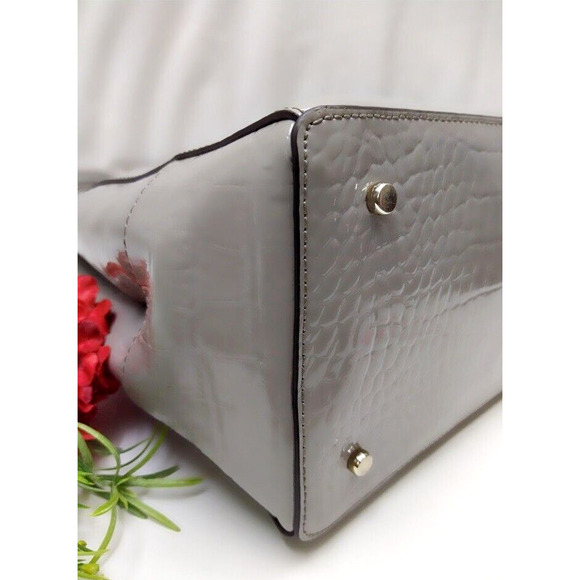 Kate Spade New York Knightsbridge Constance Soft Taupe Patent Satchel Bag - $698 - Picture 15 of 16